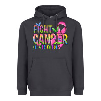 Smoke fight cancer in all colors Heavyweight Hoodie - NancyCooperArtShop