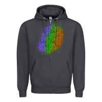 Smoke halloween leopard patch 4 Zipper Hoodie - BundleAndBundleShop
