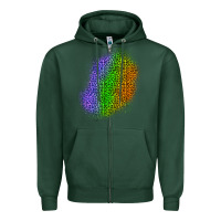 Sports Green halloween leopard patch 4 Zipper Hoodie - BundleAndBundleShop