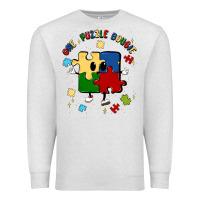 Oatmeal Heather one puzzle bougie Premium Sweatshirt - MaliasSmallBusiness