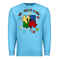 Ocean Blue one puzzle bougie Premium Sweatshirt - MaliasSmallBusiness