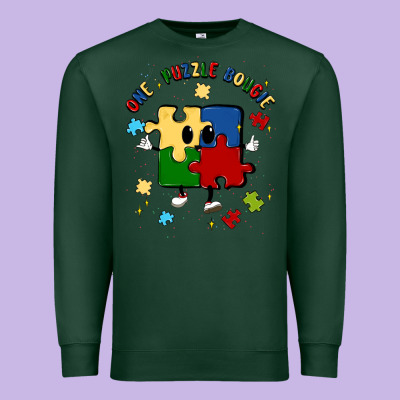 One Puzzle Bougie Premium Sweatshirt Designed By Maliassmallbusiness