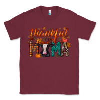 Burgundy thankful mama holstein cow Classic Tee - RacoonDesign