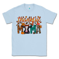 Dusty Blue thankful mama holstein cow Classic Tee - RacoonDesign