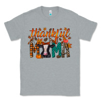 Heather Grey thankful mama holstein cow Classic Tee - RacoonDesign