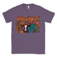 Lavender thankful mama holstein cow Classic Tee - RacoonDesign