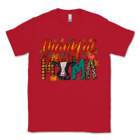 Red thankful mama holstein cow Classic Tee - RacoonDesign