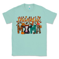 Seafoam thankful mama holstein cow Classic Tee - RacoonDesign