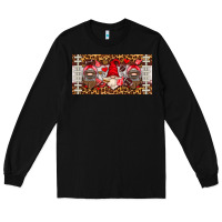 Black american football gnome license plate Long Sleeve Tee - HRA Design Shop