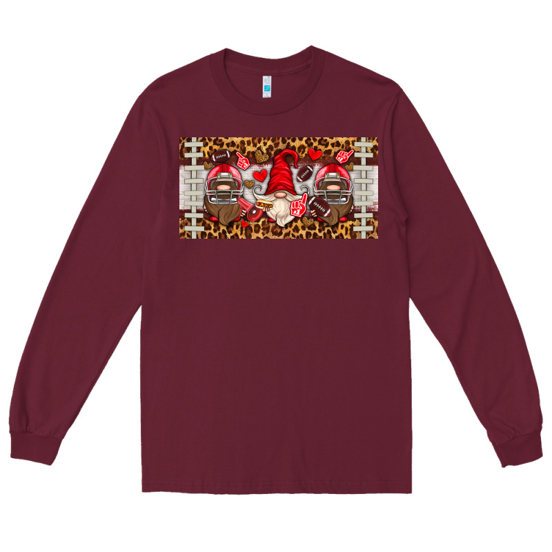 American Football Gnome License Plate Long Sleeve Tee by HRA Design Shop | Teevron