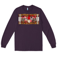 Plum american football gnome license plate Long Sleeve Tee - HRA Design Shop