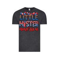 Vintage Black little mister America Vintage Tee - Zillion Design Studio