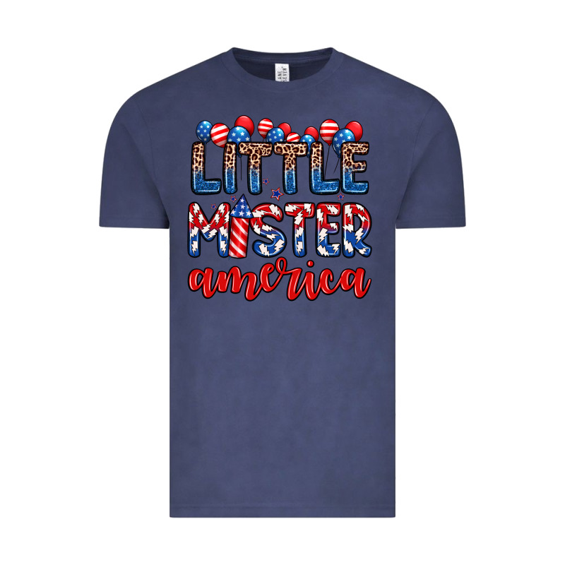 Little Mister America Vintage Tee by Zillion Design Studio | Teevron
