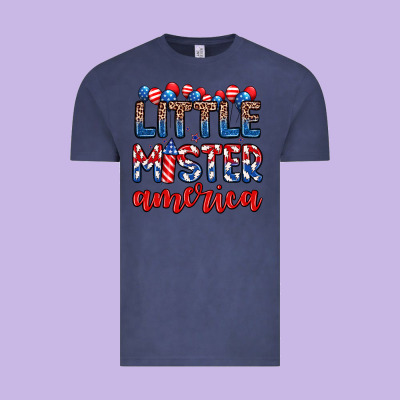 Little Mister America Vintage Tee Designed By Zillion Design Studio