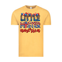 Vintage Mustard little mister America Vintage Tee - Zillion Design Studio