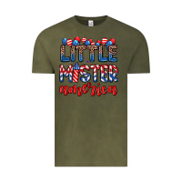 Vintage Olive little mister America Vintage Tee - Zillion Design Studio