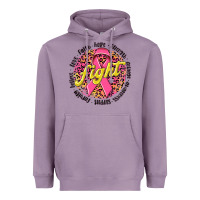 Lavender fight breast cancer Heavyweight Hoodie - NancyCooperArtShop