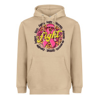 Mushroom fight breast cancer Heavyweight Hoodie - NancyCooperArtShop