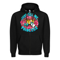 Black just call me princess Zipper Hoodie - AdoDesignShop
