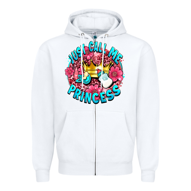 Just Call Me Princess Zipper Hoodie by AdoDesignShop | Teevron