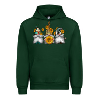 Forest Green western sunflowers gnomes Urban Hoodie - Jasminsmagicworld