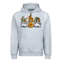 Heather Grey western sunflowers gnomes Urban Hoodie - Jasminsmagicworld