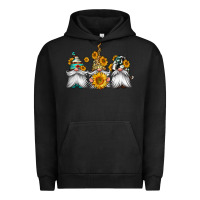 Pigment Black western sunflowers gnomes Urban Hoodie - Jasminsmagicworld