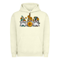Pigment Pistachio western sunflowers gnomes Urban Hoodie - Jasminsmagicworld