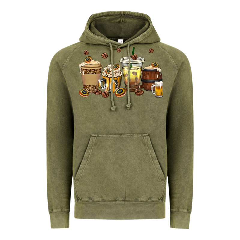 Beer Coffee Cups Vintage Hoodie by texasbilliewilder | Teevron
