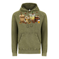 Vintage Olive beer coffee cups Vintage Hoodie - texasbilliewilder