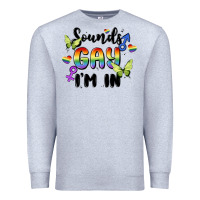 Heather Grey sounds gay i'm in Premium Sweatshirt - MaliasSmallBusiness