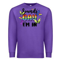 Purple sounds gay i'm in Premium Sweatshirt - MaliasSmallBusiness