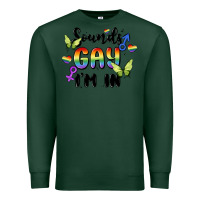 Sports Green sounds gay i'm in Premium Sweatshirt - MaliasSmallBusiness