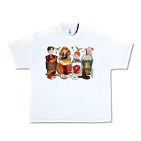 White harry coffee cups Urban Heavy Tee - Zillion Design Studio