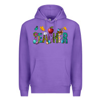 Purple Easter Teacher Premium Hoodie - NancyCooperArtShop