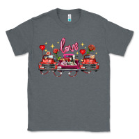 Charcoal Heather valentine's day farm trucks farm animals Classic Tee - FaDigitalArtStudio