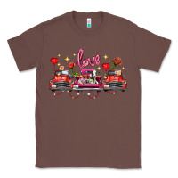 Chestnut valentine's day farm trucks farm animals Classic Tee - FaDigitalArtStudio