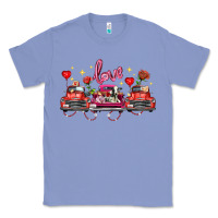Colony Blue valentine's day farm trucks farm animals Classic Tee - FaDigitalArtStudio