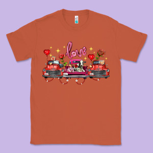 Valentine's Day Farm Trucks Farm Animals Classic Tee Designed By Fadigitalartstudio