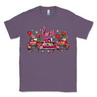 Lavender valentine's day farm trucks farm animals Classic Tee - FaDigitalArtStudio