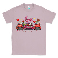 Lilac valentine's day farm trucks farm animals Classic Tee - FaDigitalArtStudio