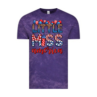 Cloud Purple little miss America Vintage Tee - Zillion Design Studio