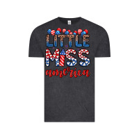 Vintage Black little miss America Vintage Tee - Zillion Design Studio
