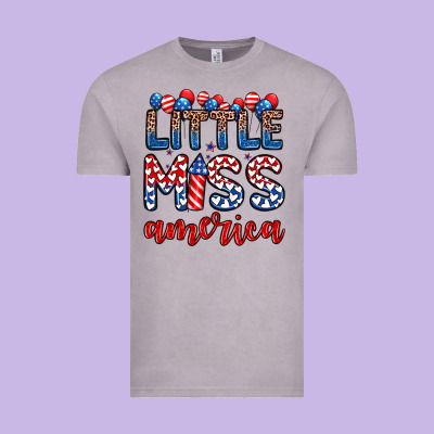 Little Miss America Vintage Tee Designed By Zillion Design Studio