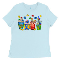 Autism Coffee Cup Ladies Tee | Teevron