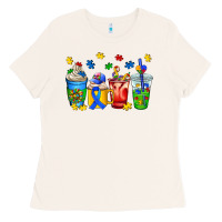 Bone autism coffee cup Ladies Tee - AdoDesignShop