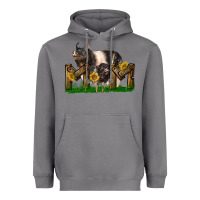 Storm Western Mom With Hampshire Pig And Baby Pig Heavyweight Hoodie - LillyAllenDesigns