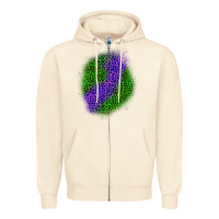 Sandshell halloween leopard patch 3 Zipper Hoodie - BundleAndBundleShop