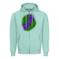 Seafoam halloween leopard patch 3 Zipper Hoodie - BundleAndBundleShop