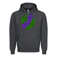 Smoke halloween leopard patch 3 Zipper Hoodie - BundleAndBundleShop